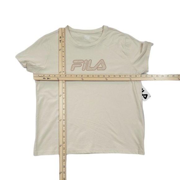 Fila Womens Crew Neck Short Sleeve T-Shirt SW038479 (Size XL) - Picture 4 of 4